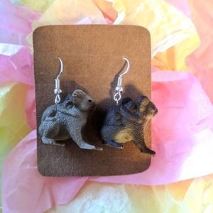 Koala earrings